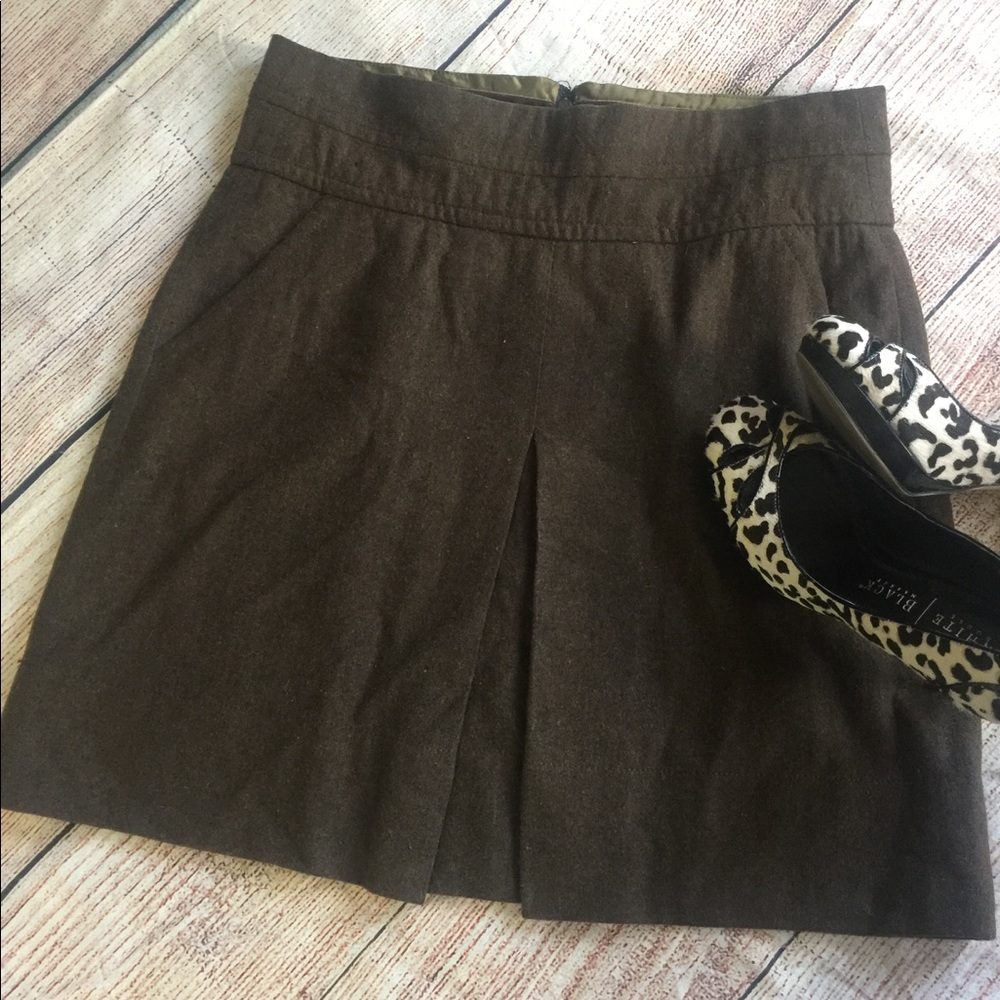 Fossil skirt size 6 wool blend